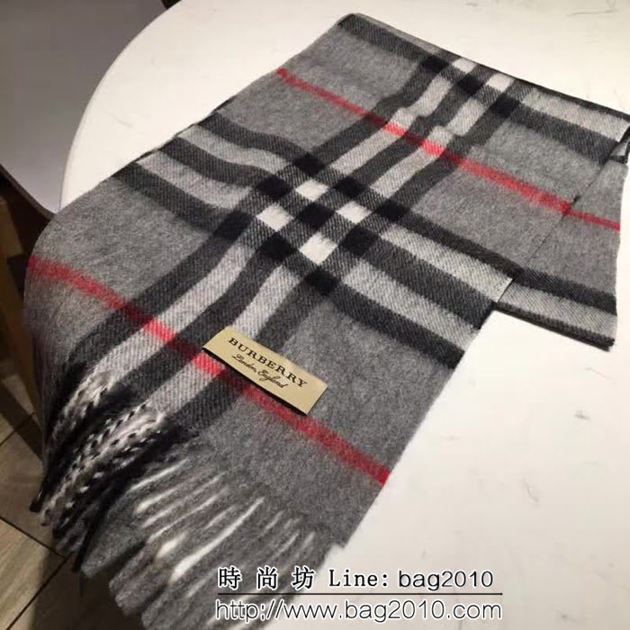 BURBERRY巴寶莉 原單正品 英倫巴格經典山羊絨圍巾 LLWJ6238